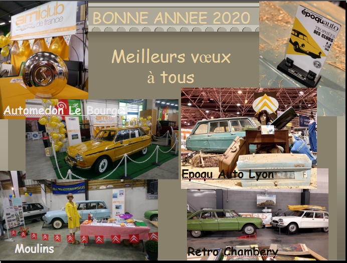 La Présidente de l'AmiClub vous souhaite une bonne année 2020